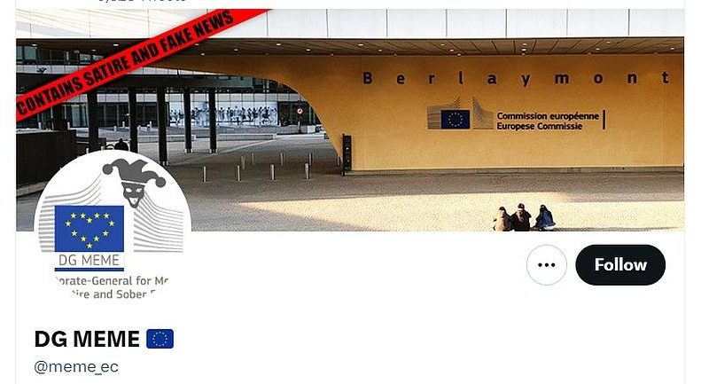 « DG MEME », le compte Twitter « fauteur de troubles » que la bulle européenne adore