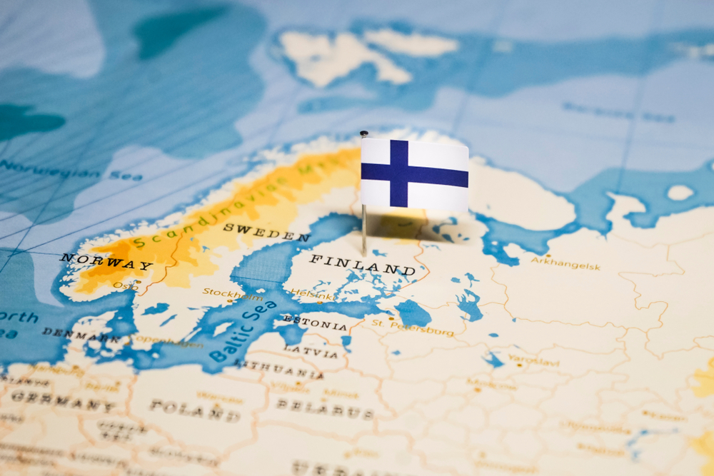 The,Flag,Of,Finland,In,The,World,Map