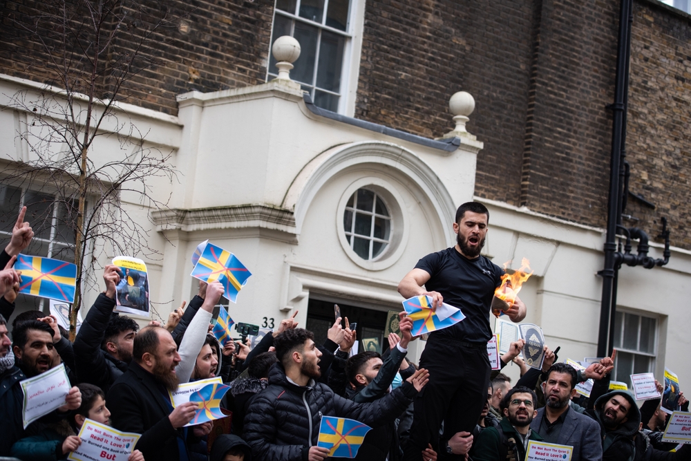 London,,England,,Uk,-,January,28,,2023:,Protestors,Rallied,Outside