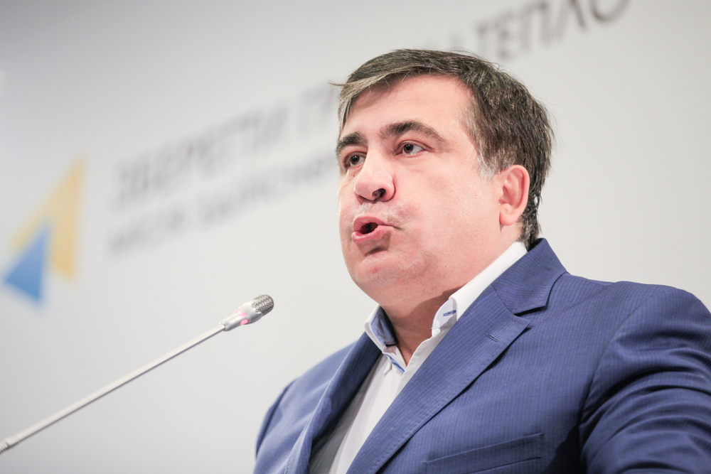 Kyiv,,Ukraine,-,November,11,,2016:,Press,Conference,Of,Mikheil