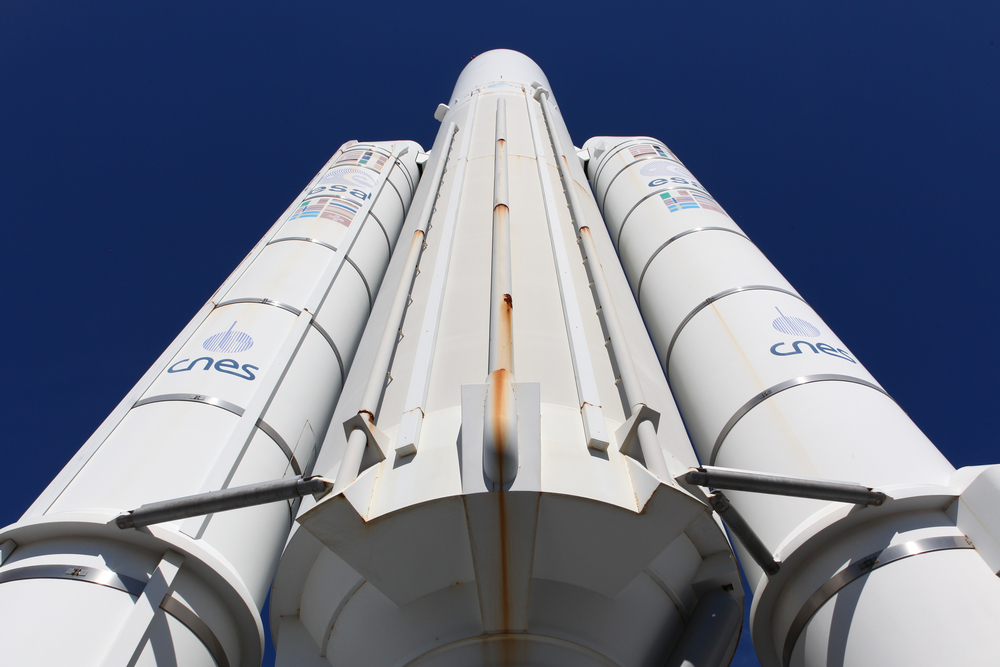 Paris,-,Jun,26:,Eads,Ariane,5,Space,Rocket,On