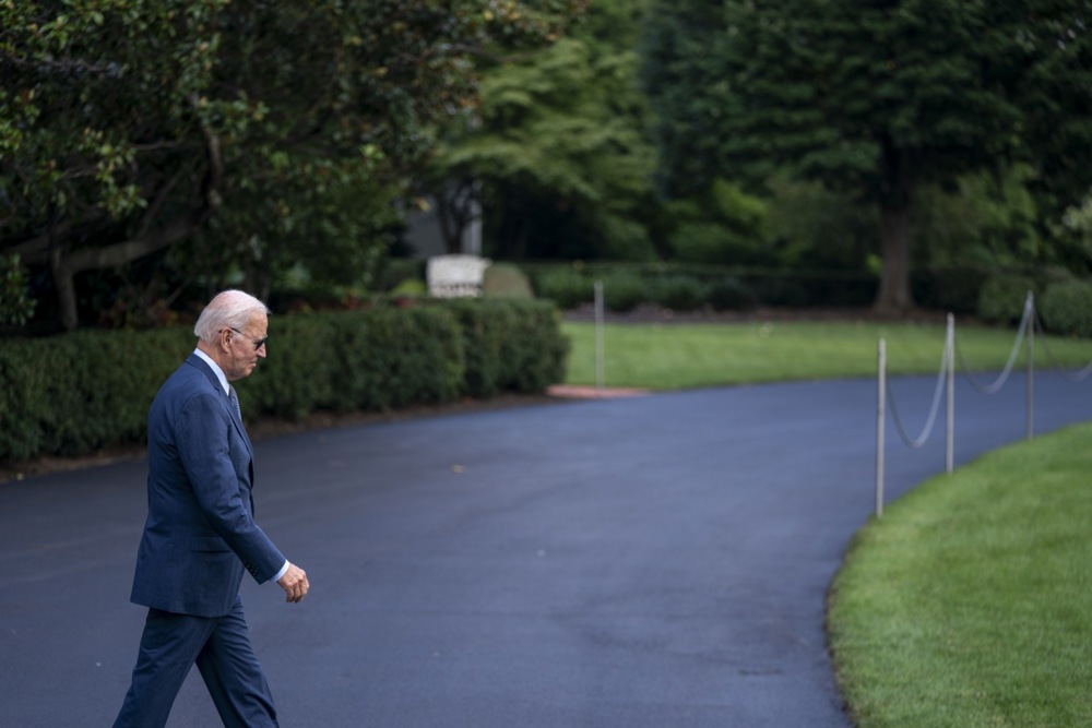President Biden departs the White House to spend the weekend in Rehoboth Beach, Delaware.