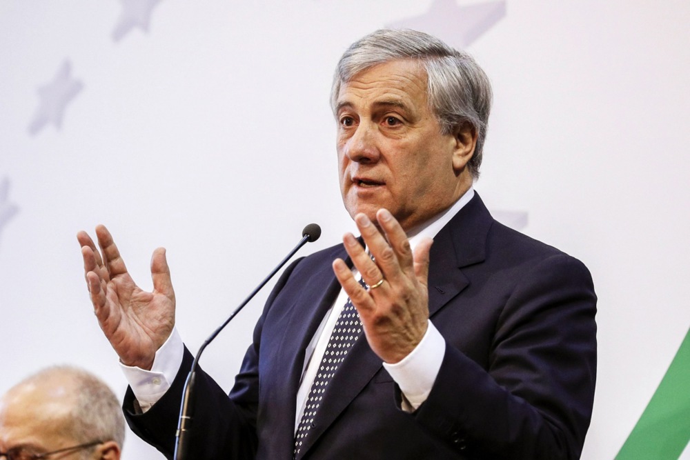 European Parliament President Tajani lecture in Rome