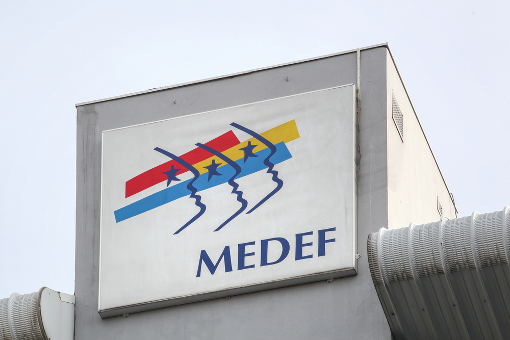 Lyon,,France,-,October,7,,2017:,Medef,Building,In,France.