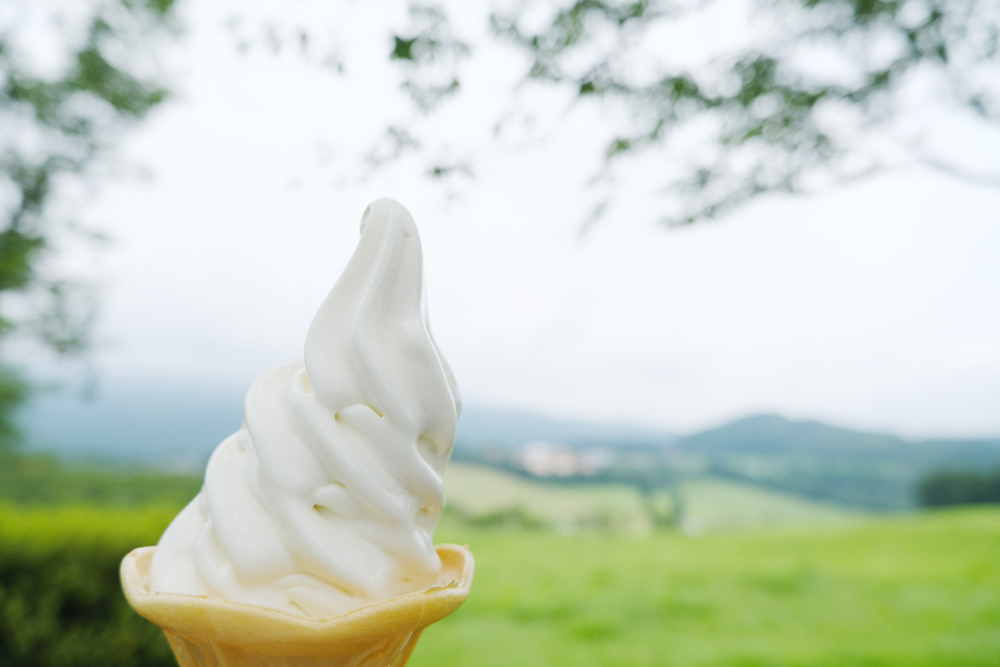 Delicious,Vanilla-flavored,Soft,Ice,Cream,To,Eat,On,The,Ranch