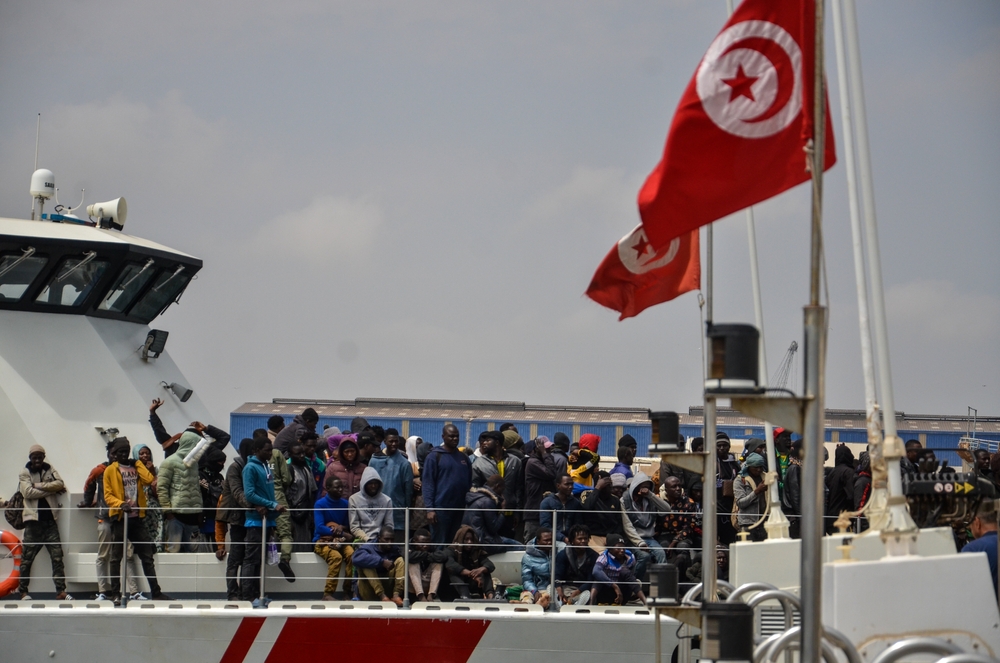Tunisian,National,Guard,Intercept,Boats,Of,Migrants,Trying,To,Cross