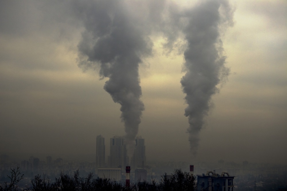 Fog and air pollution in Skopje