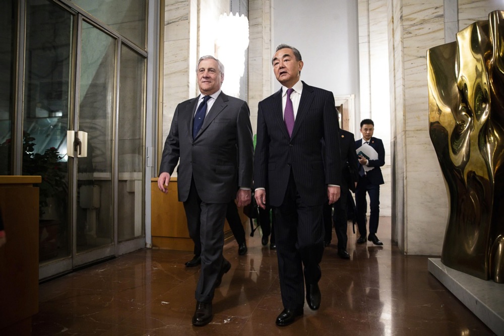 Chinese Foreign Affairs Minister Wang Yi visits Rome
