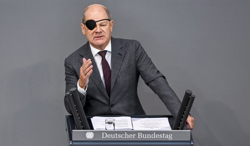 Discussion of the federal budget for 2024 at German parliament