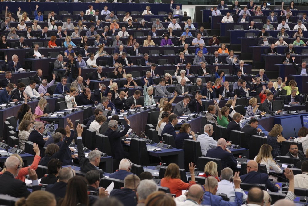 European Parliament plenary session in Strasbourg