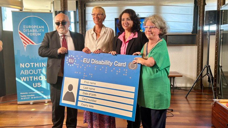 Carte européenne du handicap : une initiative saluée, mais jugée insuffisante