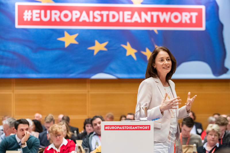 Européennes : le SPD allemand désigne une nouvelle fois Katarina Barley comme tête de liste