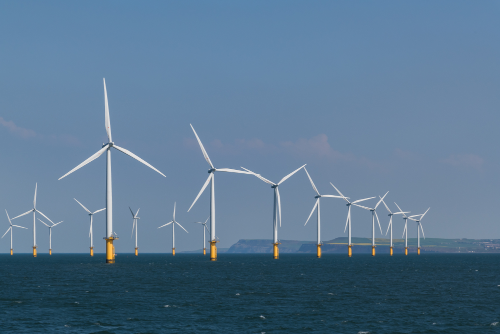 Wind,Farm,In,The,North,Sea,On,The,Coast,Of