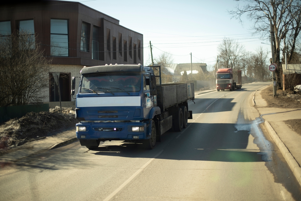 Cargo,Transport,On,Road,In,Russia.,Trans-batching,Of,Goods.,Car