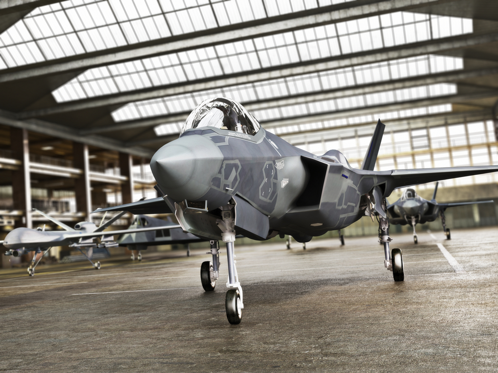 Military,Aviation,Arsenal,Inside,A,Military,Hangar,Awaiting,Deployment.,F