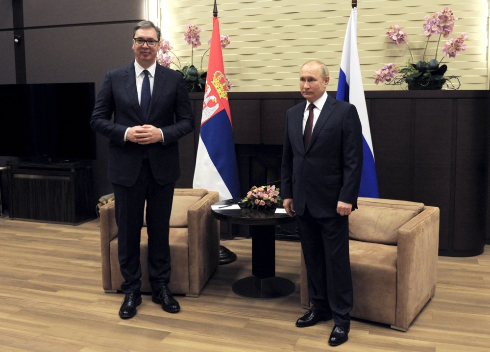 Serbian President Aleksandar Vucic visits Russia