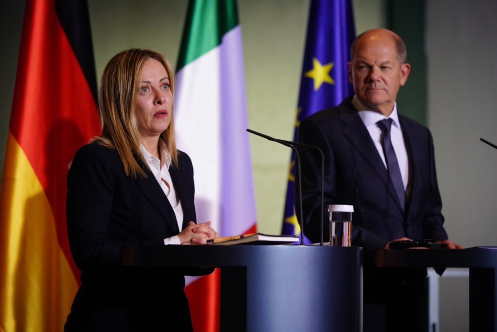 Italian Prime Minister Meloni visits Berlin