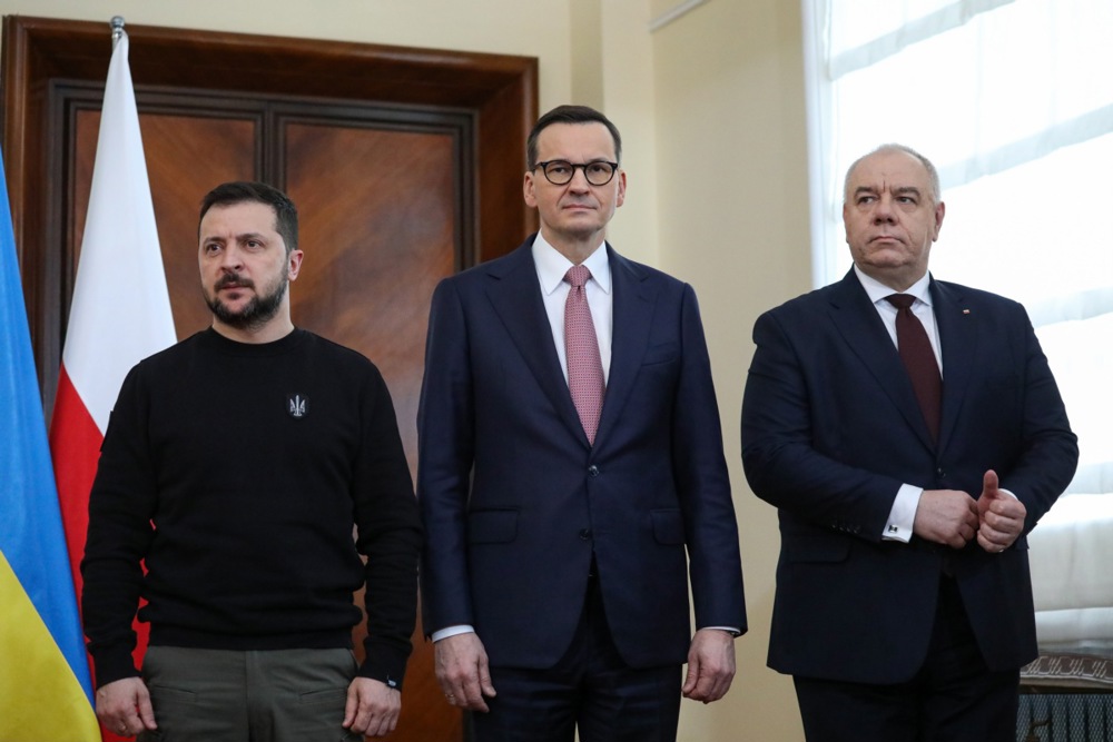 Ukraine President Zelensky visits Poland