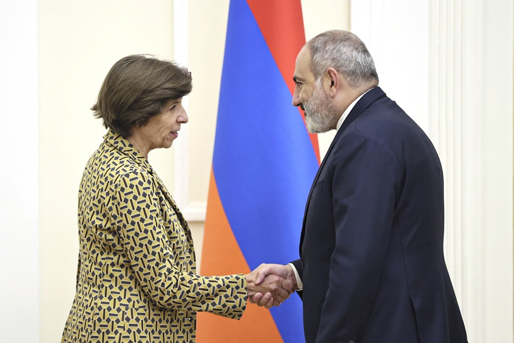 Minister of Foreign Affairs of France Catherine Colonna visit Armenia