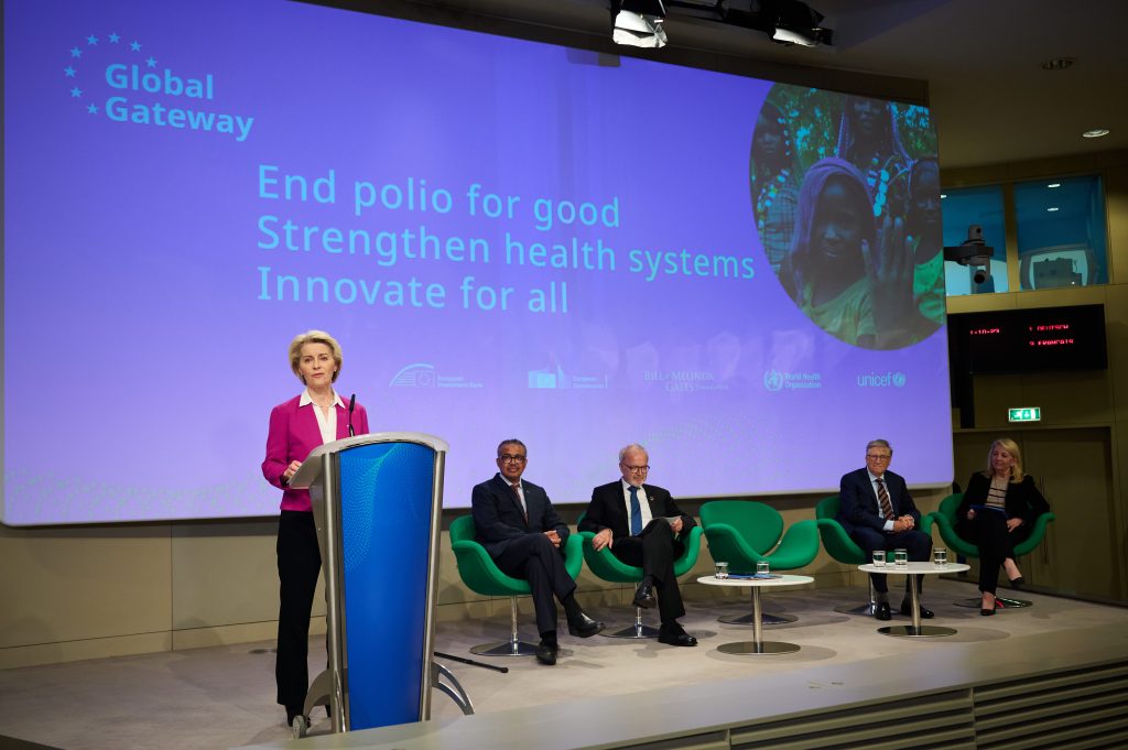Fonds de 1,1 milliard d’euros pour éradiquer la polio et renforcer les systèmes de santé dans le monde