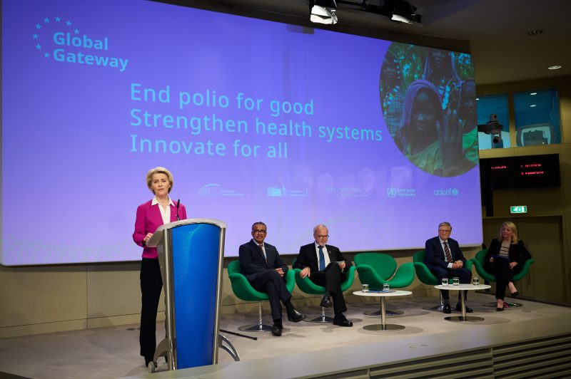Fonds de 1,1 milliard d’euros pour éradiquer la polio et renforcer les systèmes de santé dans le monde