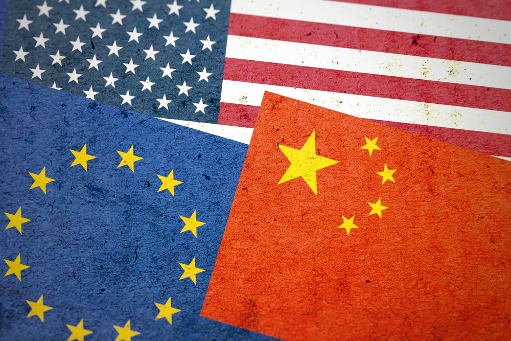 Usa,(united,States,Of,America),China,And,Eu,(european,Union)