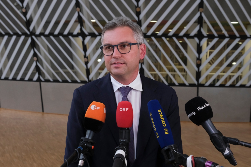 Austrian,Finance,Minister,Magnus,Brunner,,During,A,Press,Statement,Ahead