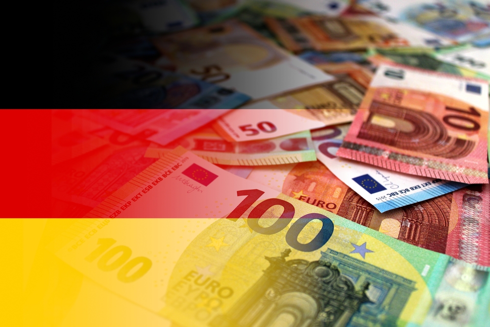 Euro,Banknotes,Are,Colored,In,The,Colors,Of,The,German