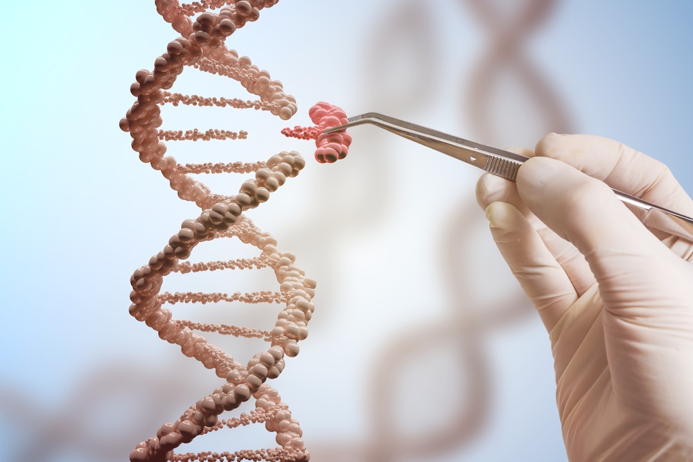 Genetic,Engineering,And,Gene,Manipulation,Concept.,Hand,Is,Replacing,Part