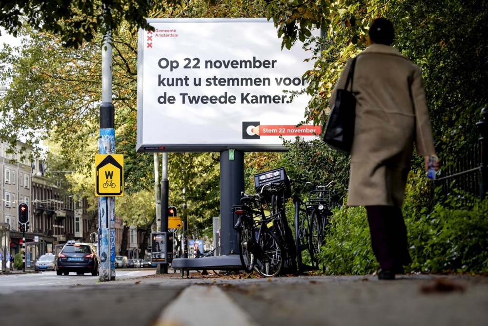 2023 House of Representatives elections posters in Amsterdam
