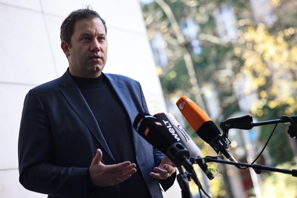 Top candidate of the Dutch Partij van de Arbeid visits Berlin