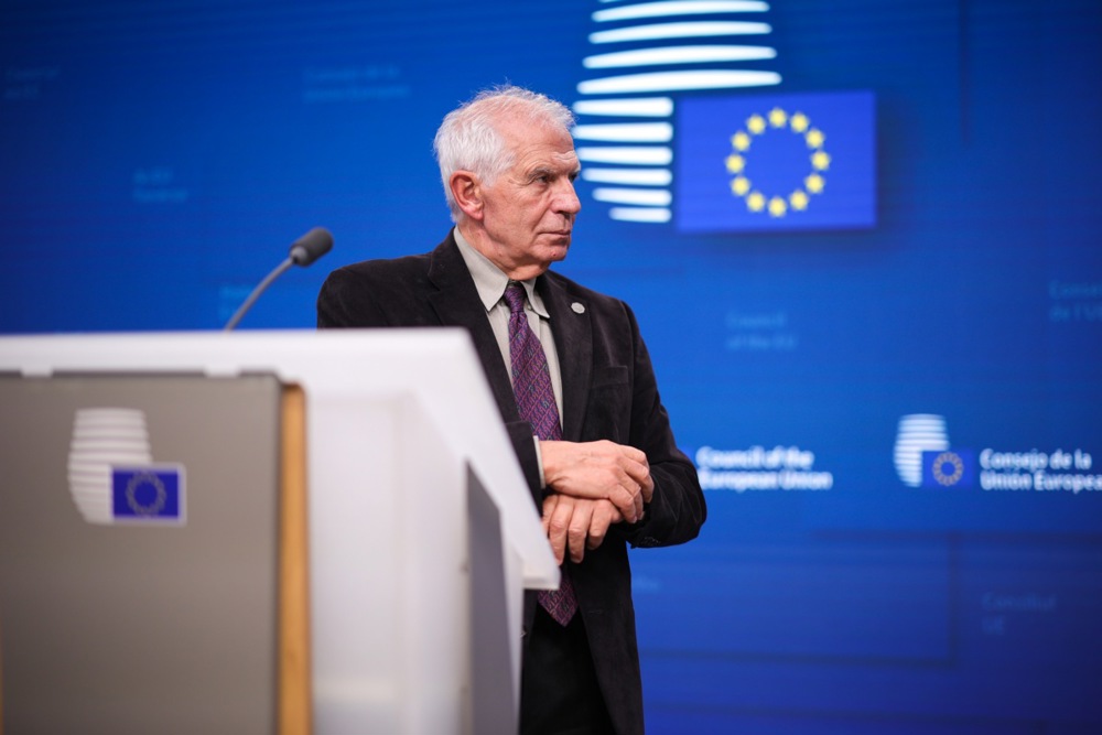 EU High Representative Borrell delivers remarks ahead of EU-Western Balkans meeting