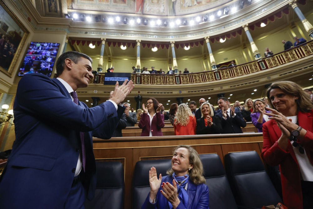 Spanish Congress of Deputies votes on the investiture bid of Acting Prime Minister Pedro Sanchez