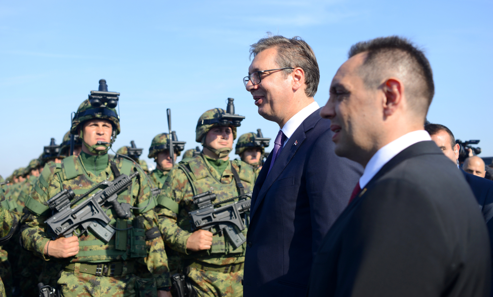 Batajnica,,Serbia,-,October,20,,2017:,Serbian,President,Aleksandar,Vucic