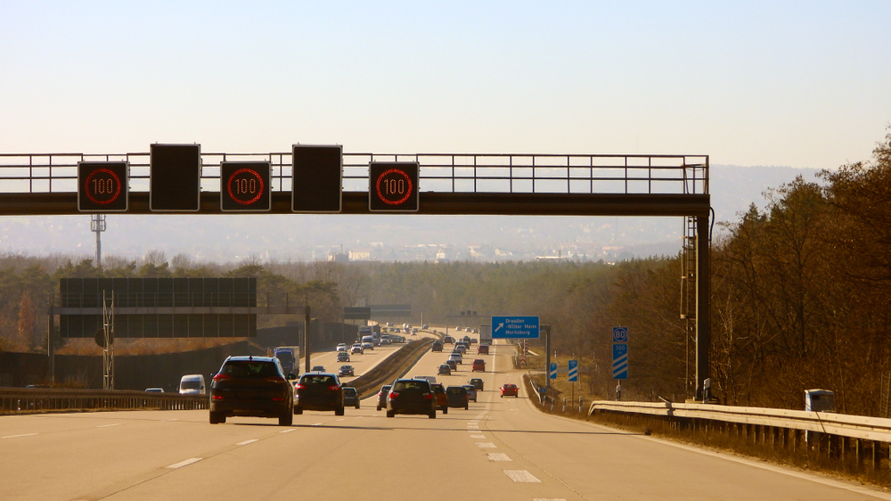 Wide,German,Autobahn,,Speed,Highway,Across,All,Big,Cities,In