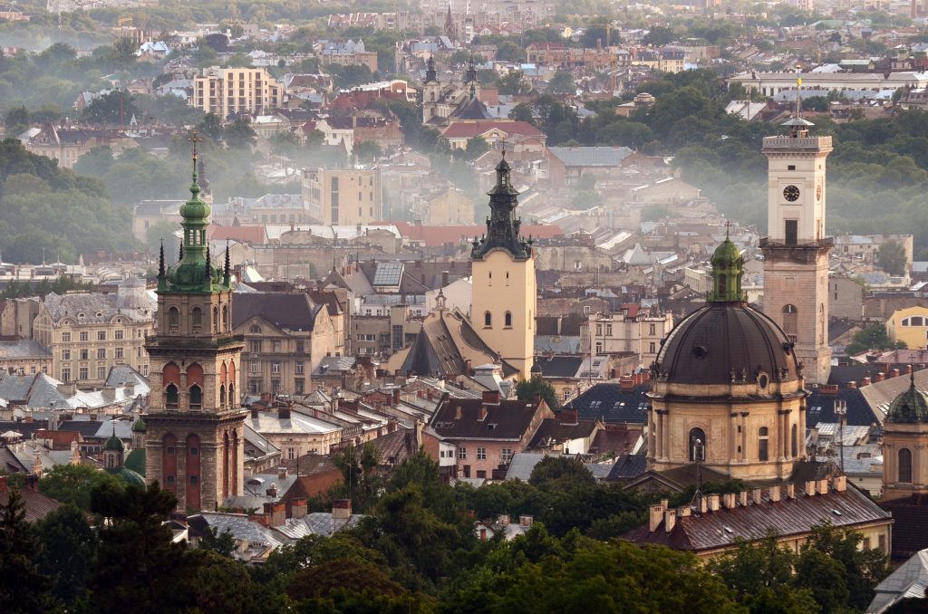Panorama,Of,The,City,Of,Lviv,,Ukraine
