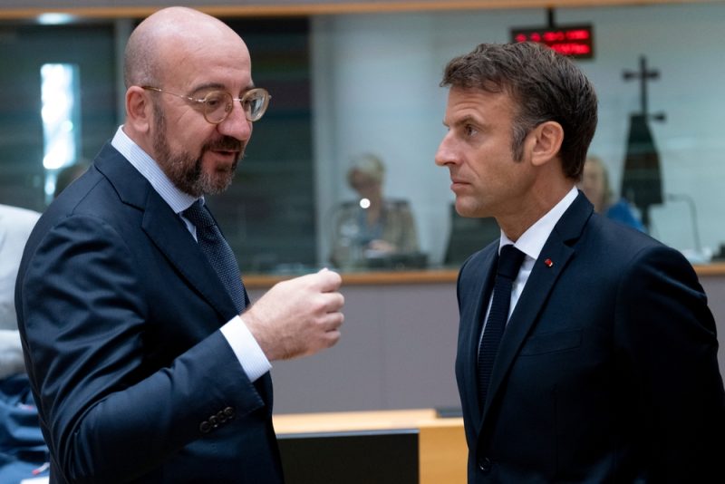 Emmanuel Macron reçoit Charles Michel et plusieurs Premiers ministres de l'UE