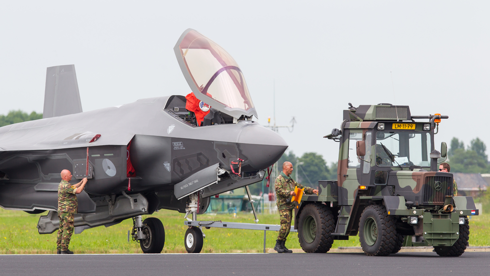Leeuwarden,,Netherlands,-,June,11,2016:,F35,Joint,Strike,Fighter