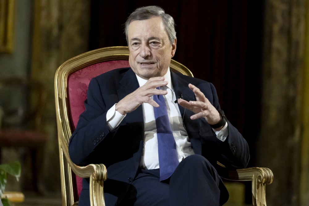 European Union facing &lsquo;critical moment&rsquo;, Italy&rsquo;s Mario Draghi says