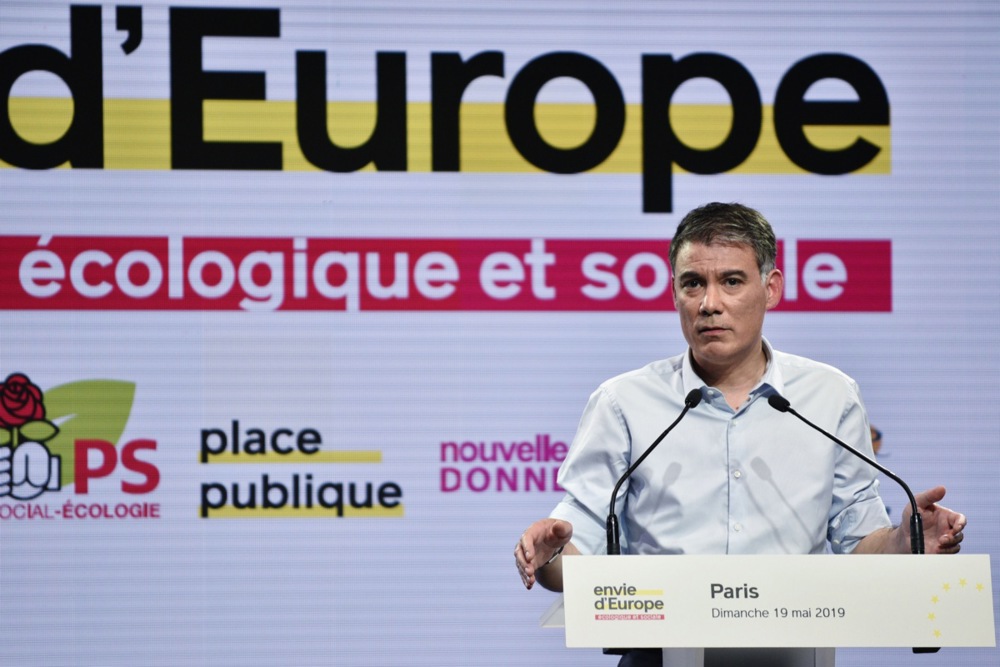 Election campaign meeting of candidates for the European parliamentary election