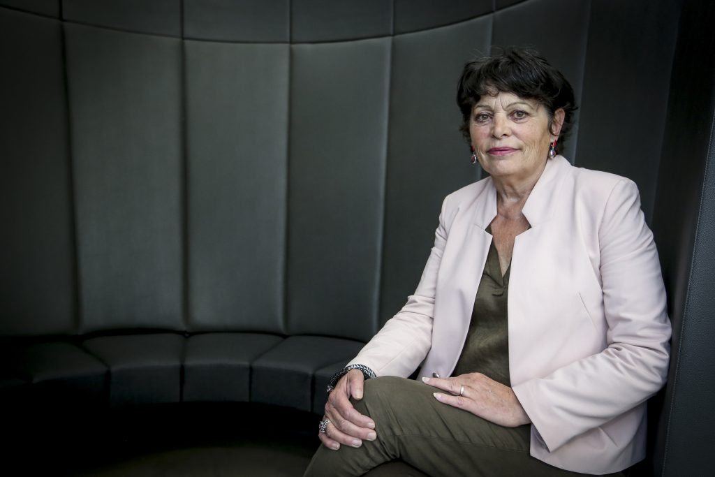Michèle RIVASI  in the European Parliament in Strasbourg