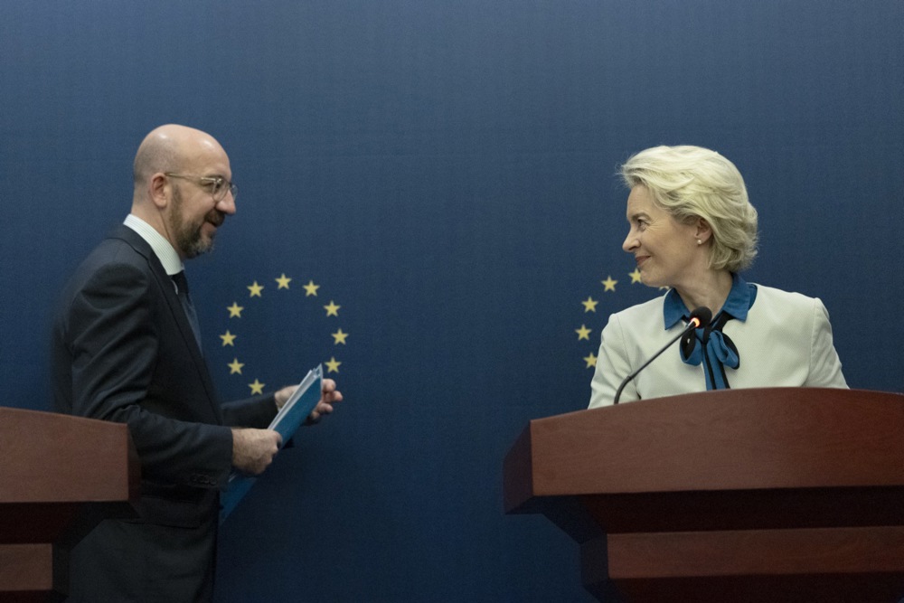EU&rsquo;s Von der Leyen, Charles Michel visit China