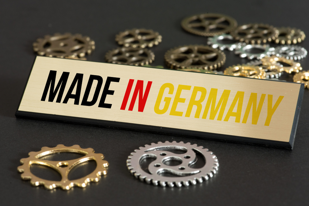 Various,Gears,And,A,Shield,Made,In,Germany