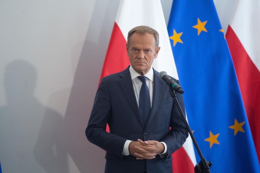 Warszawa,,1.10.2021:,Senat,Rp,Konferencja,Prasowa,,Przewodnicz?cy,Donald,Tusk,Marsza?ek