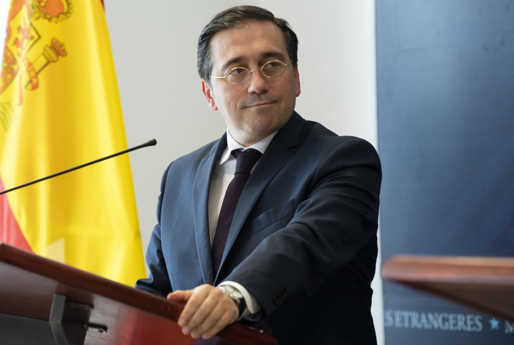 Spanish Foreign Minister Jose Manuel Albares visits Skopje