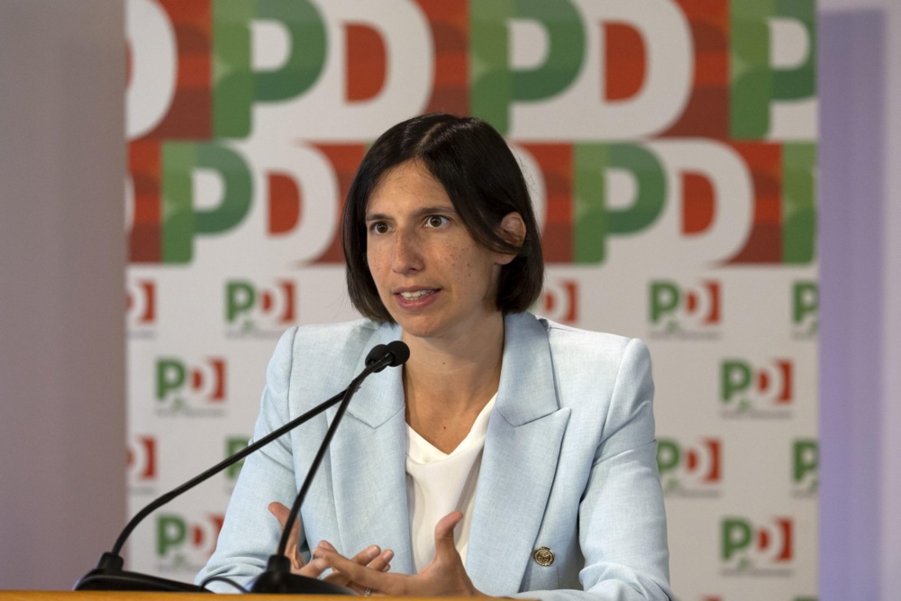 Planet Childhood press conference by Secretary of Italian Democratic Party