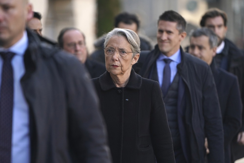 Funeral ceremony for former Lyon mayor Gerard Collomb