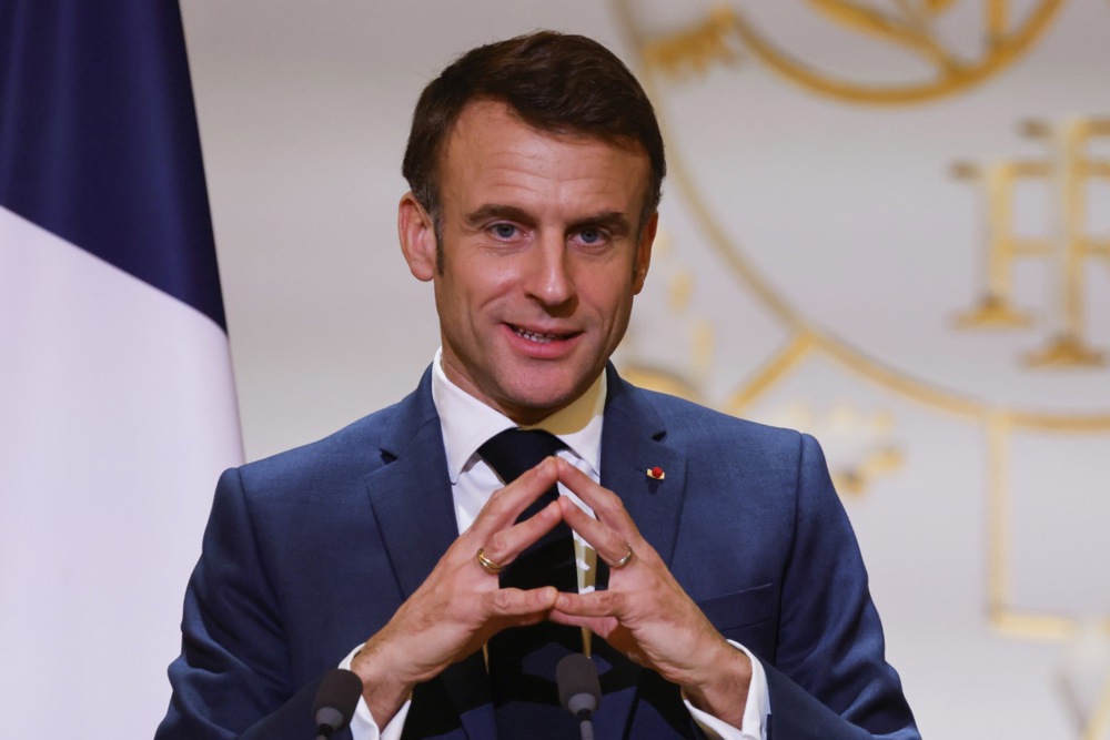 French President Macron hosts event on future of French research