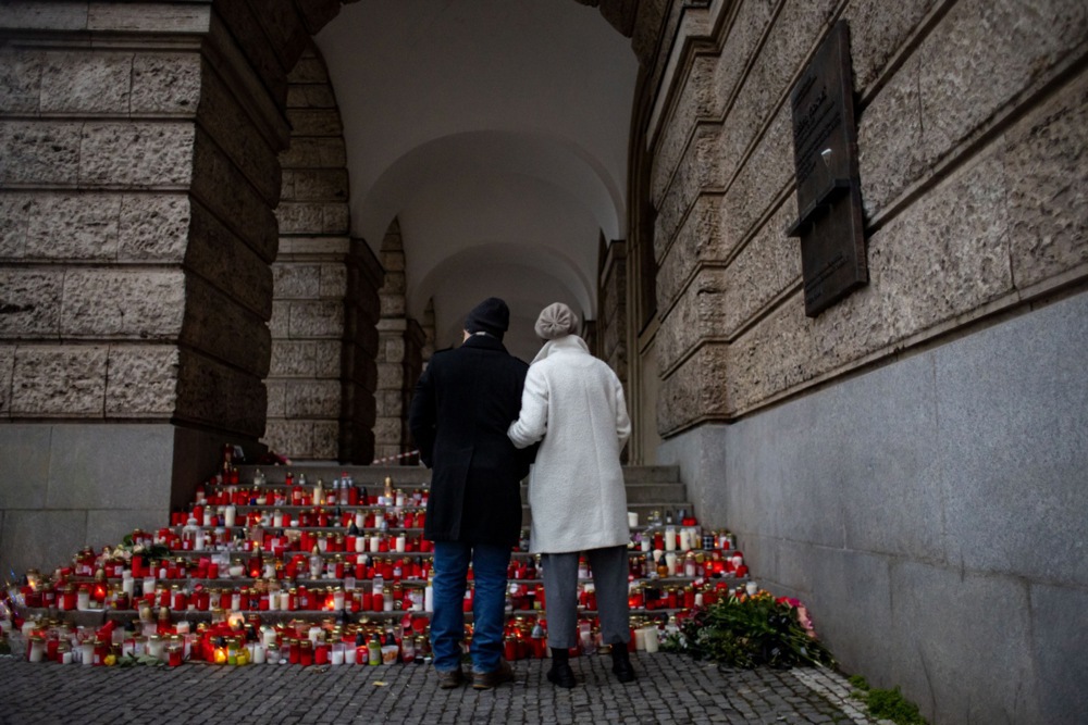 Czech Republic mourns the victims of mass shooting at Prague university