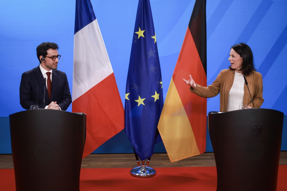 French Foreign Minister Stephane Sejourne visits Berlin